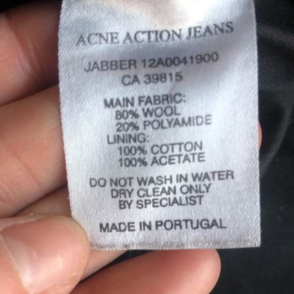 Acne Jeans wool coat - Picture 7 of 10